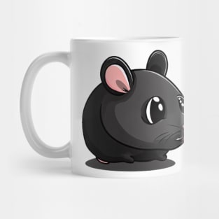 Funny black hamster Mug